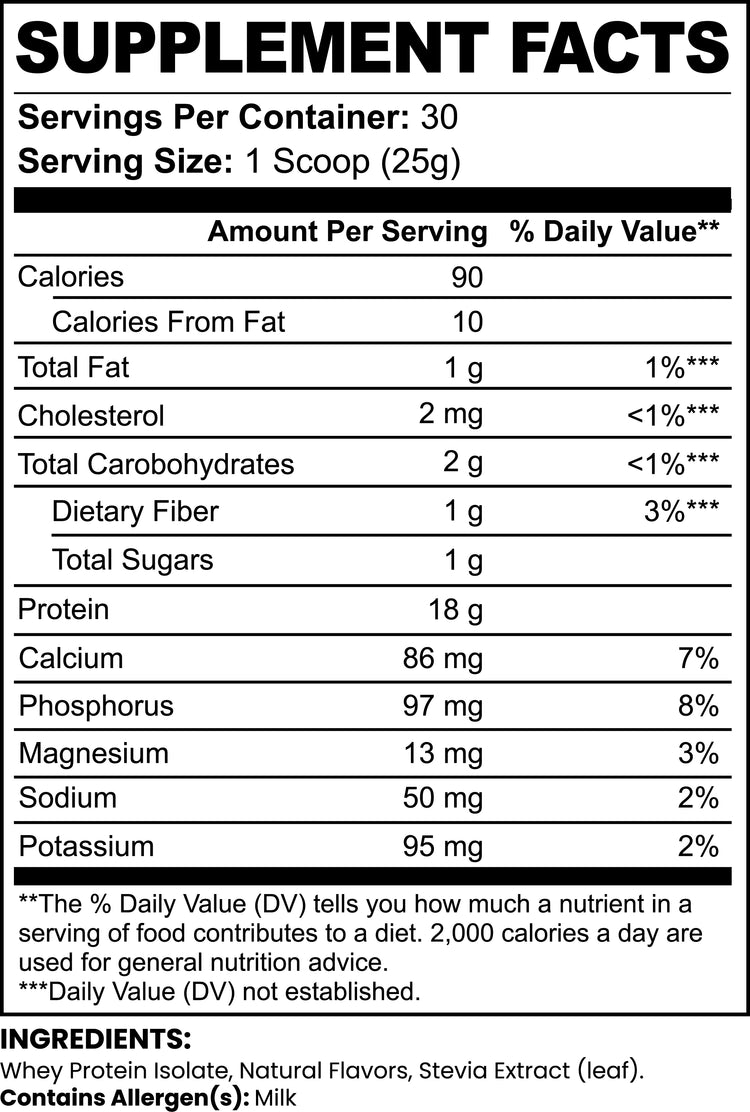 Whey Protein Isolate (Chocolate) - Summon Fitness