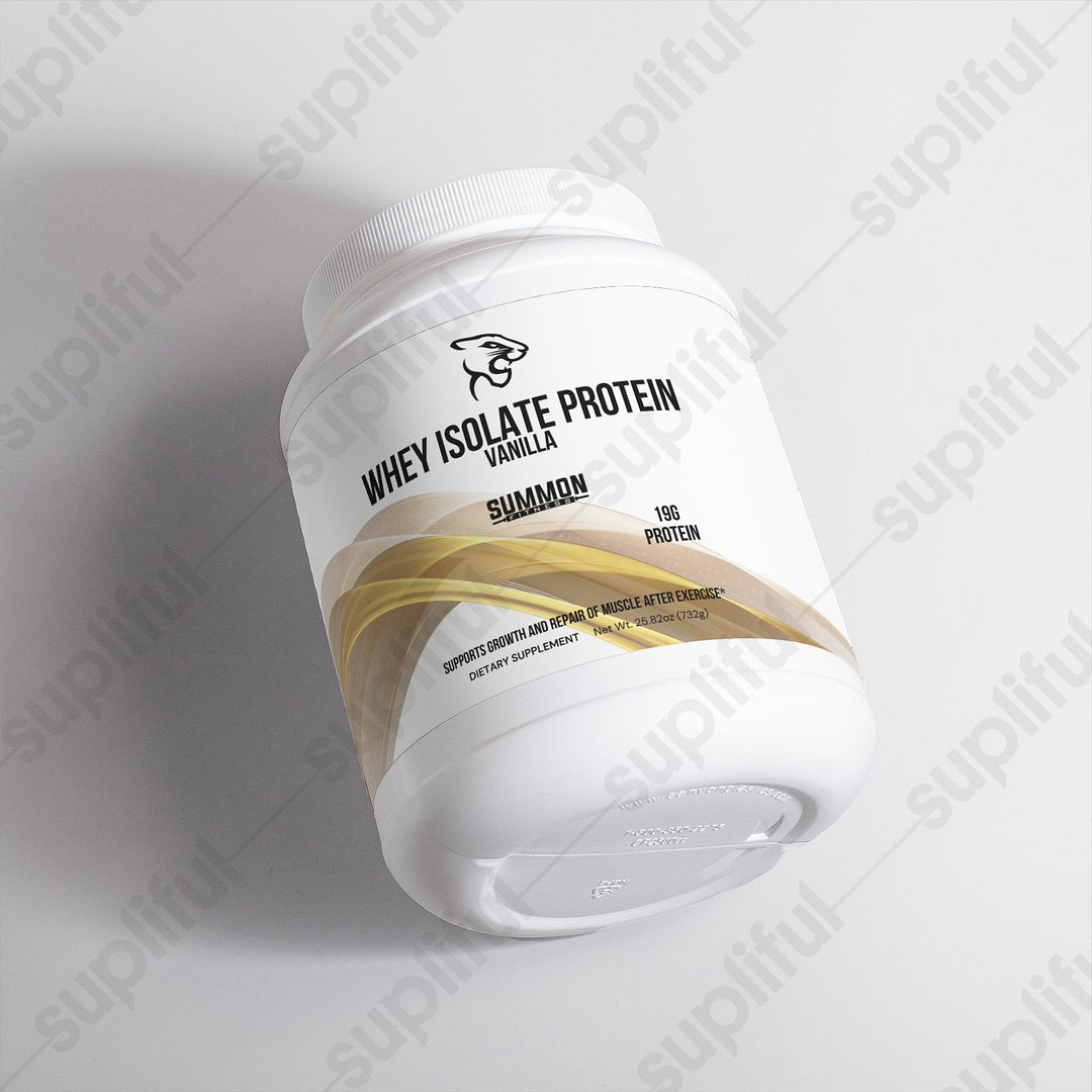 Whey Protein Isolate (Vanilla) - Summon Fitness