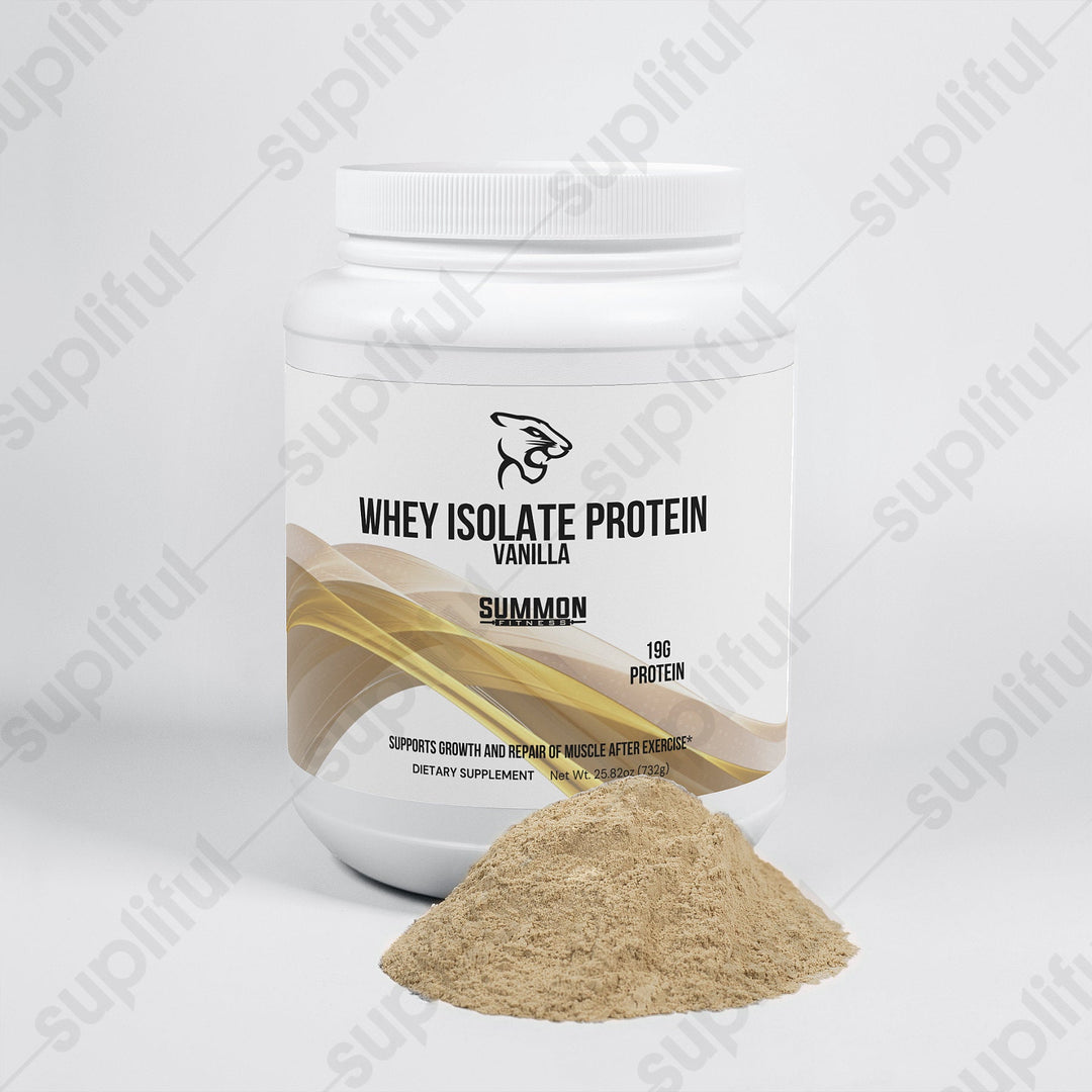 Whey Protein Isolate (Vanilla) - Summon Fitness