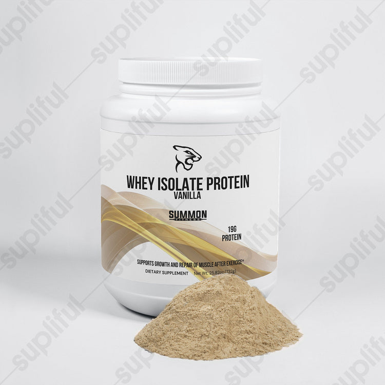 Whey Protein Isolate (Vanilla) - Summon Fitness