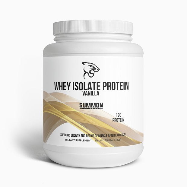 Whey Protein Isolate (Vanilla) - Summon Fitness