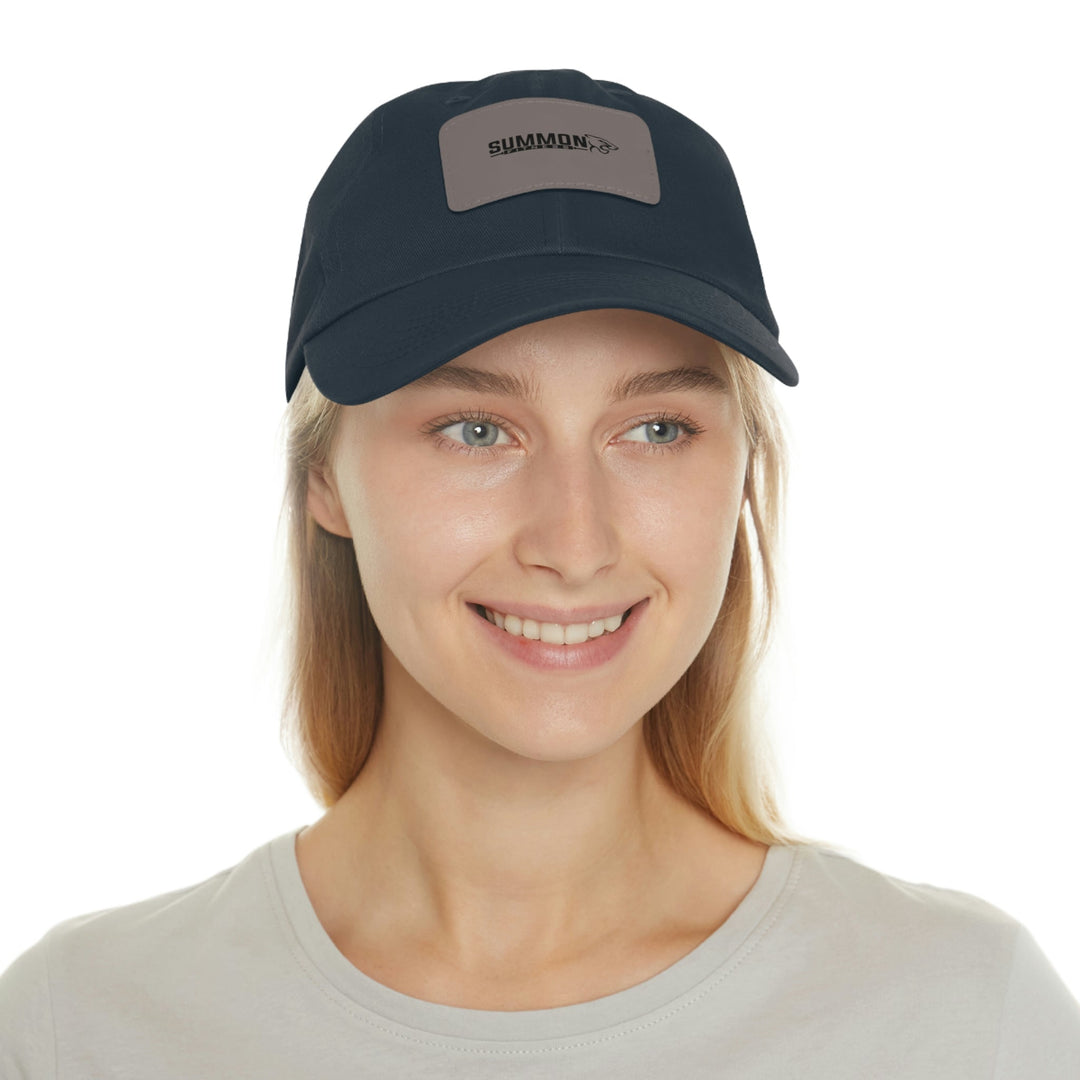 Dad Hat with Leather Patch - Summon Fitness