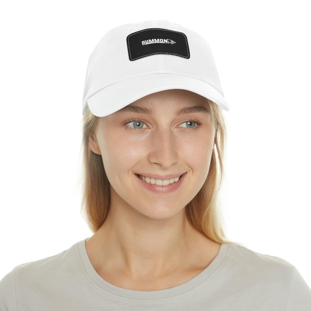 Dad Hat with Leather Patch - Summon Fitness