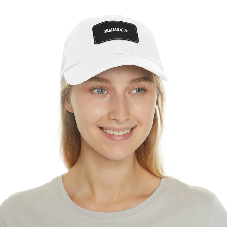 Dad Hat with Leather Patch - Summon Fitness