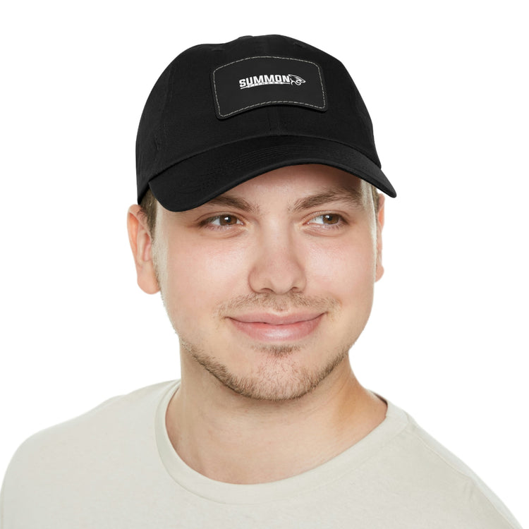 Dad Hat with Leather Patch - Summon Fitness