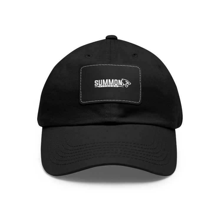 Dad Hat with Leather Patch - Summon Fitness