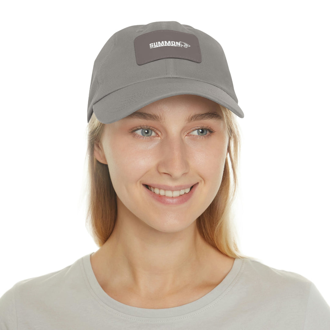 Dad Hat with Leather Patch - Summon Fitness