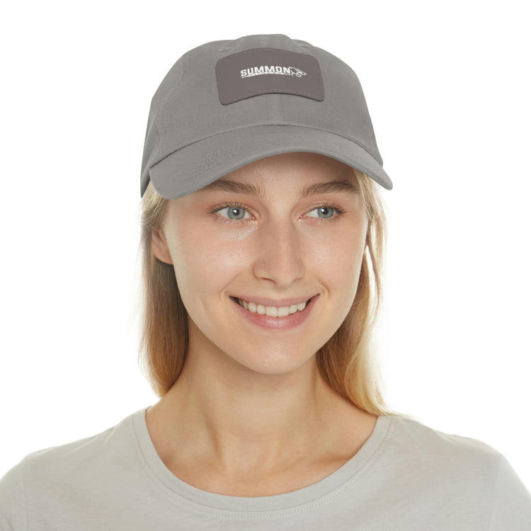 Dad Hat with Leather Patch - Summon Fitness