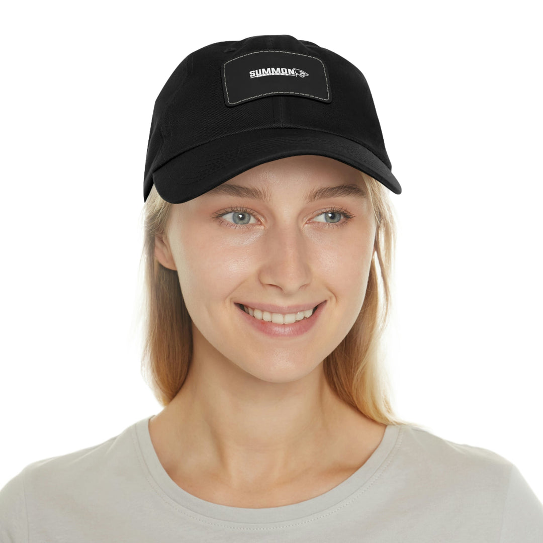 Dad Hat with Leather Patch - Summon Fitness