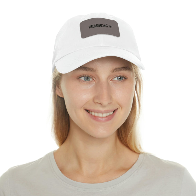 Dad Hat with Leather Patch - Summon Fitness